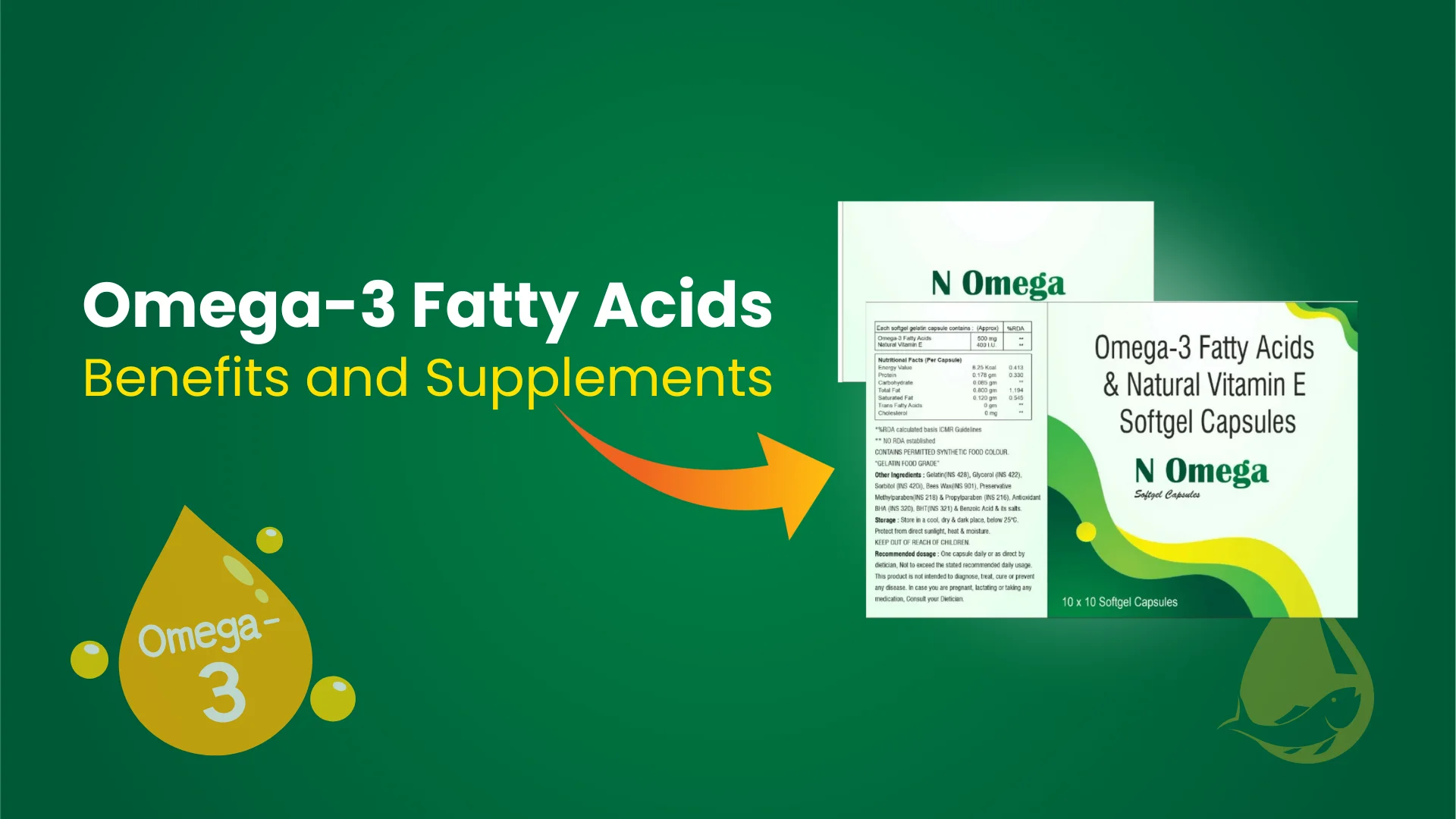 Omega-3 Fatty Acids: Benefits and Supplements